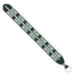 IMPORT Rush 3/4" Polyester Lanyard with Silver Crimp & Split-Ring - Purple Blank IMPORT Rush 3/4" Polyester Lanyard with Silver Crimp & Split-Ring - Purple Blank