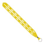 IMPORT Rush 3/4" Polyester Lanyard with Silver Crimp & Split-Ring 28 IMPORT Rush 3/4" Polyester Lanyard with Silver Crimp & Split-Ring 28