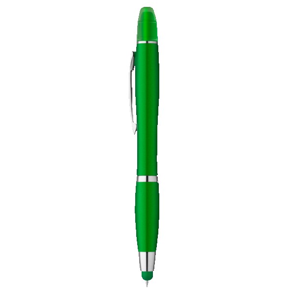 Curvaceous Metallic Stylus Highlighter Pen 1