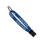 1/2" Cotton Wrist Retainer with Slider & Metal Split-Ring - Royal Blue 1/2" Cotton Wrist Retainer with Slider & Metal Split-Ring - Royal Blue