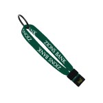 1/2" Cotton Wrist Retainer with Slider & Metal Split-Ring - Forest Green 1/2" Cotton Wrist Retainer with Slider & Metal Split-Ring - Forest Green