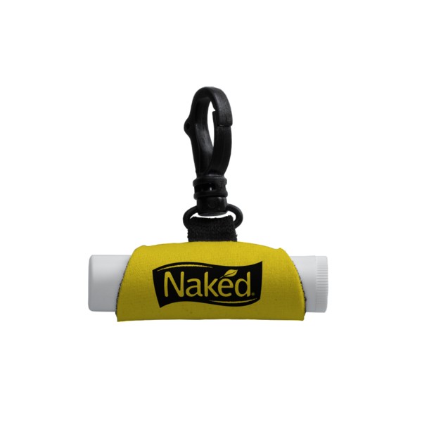Neoprene Lip Balm Sleeve with Swivel Snap Hook (Lip Balm sold separately) 1
