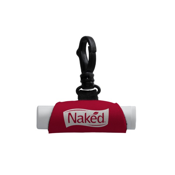 Neoprene Lip Balm Sleeve with Swivel Snap Hook (Lip Balm sold separately) 1