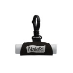 Neoprene Lip Balm Sleeve with Swivel Snap Hook (Lip Balm sold separately) - Black Neoprene Lip Balm Sleeve with Swivel Snap Hook (Lip Balm sold separately) - Black