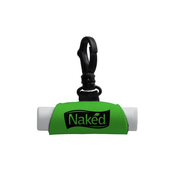 Neoprene Lip Balm Sleeve with Swivel Snap Hook (Lip Balm sold separately) 1