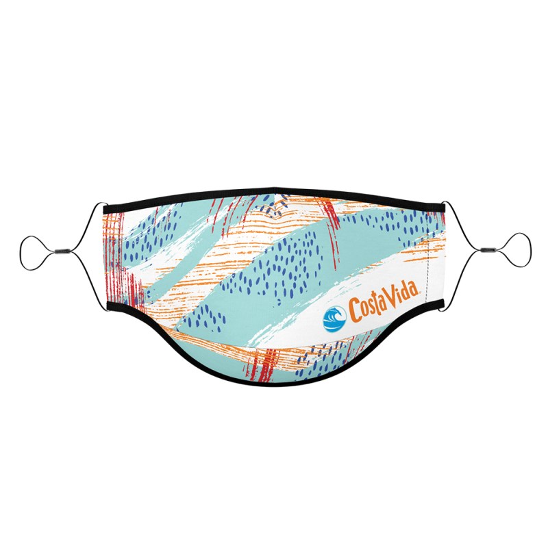 IMPORT Titan 3-Ply Dye-Sub Adult Face Mask w/ Adjustable Elastic Straps 1 IMPORT Titan 3-Ply Dye-Sub Adult Face Mask w/ Adjustable Elastic Straps 1