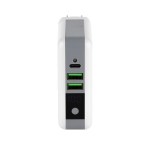 Monterey 6700 mAh Wall Adapter Powerbank / Wireless Charger - Blank Monterey 6700 mAh Wall Adapter Powerbank / Wireless Charger - Blank