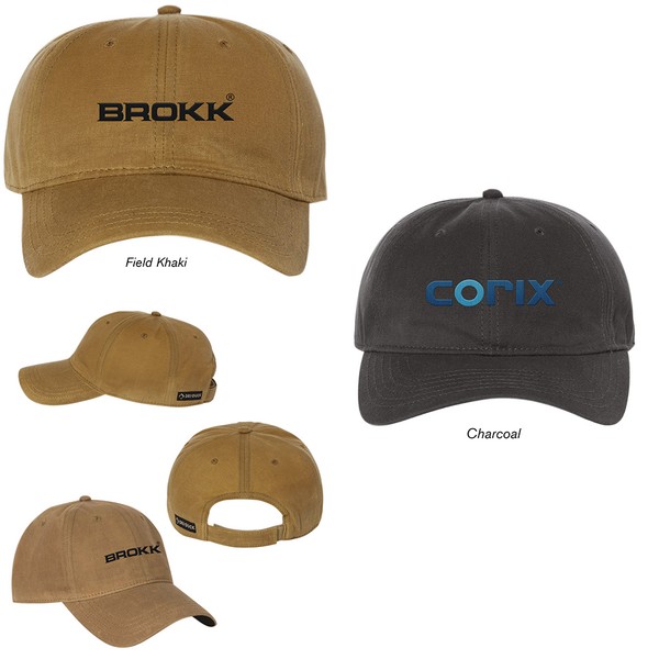 DRI DUCK 3230 Moorland Waxed Charcoal Canvas Cap 1 DRI DUCK 3230 Moorland Waxed Charcoal Canvas Cap 1