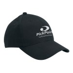Valucap VC100 Lightweight Cotton Twill Cap - Black Valucap VC100 Lightweight Cotton Twill Cap - Black