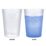 12oz Color Changing Stadium Cup - Translucent Blue Blank 12oz Color Changing Stadium Cup - Translucent Blue Blank