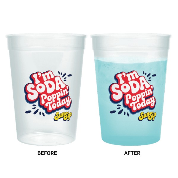 12oz Color Changing Stadium Cup 1