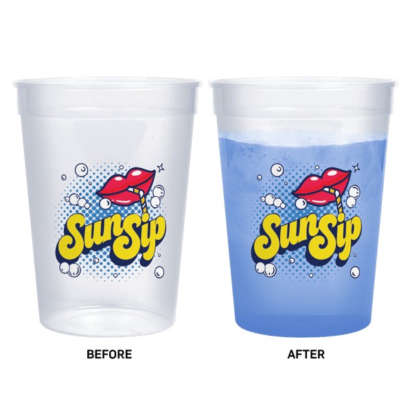 12oz Color Changing Stadium Cup 1