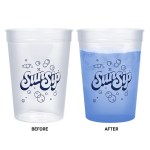 12oz Color Changing Stadium Cup - Translucent Blue Screen Print 12oz Color Changing Stadium Cup - Translucent Blue Screen Print