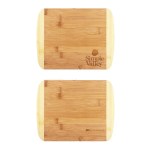 Two-Tone Bamboo Cutting Board 11" x 8-3/4" 1 Two-Tone Bamboo Cutting Board 11" x 8-3/4" 1