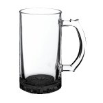 Stout 16 oz Glass Pint Beer Steins - Black Blank Stout 16 oz Glass Pint Beer Steins - Black Blank