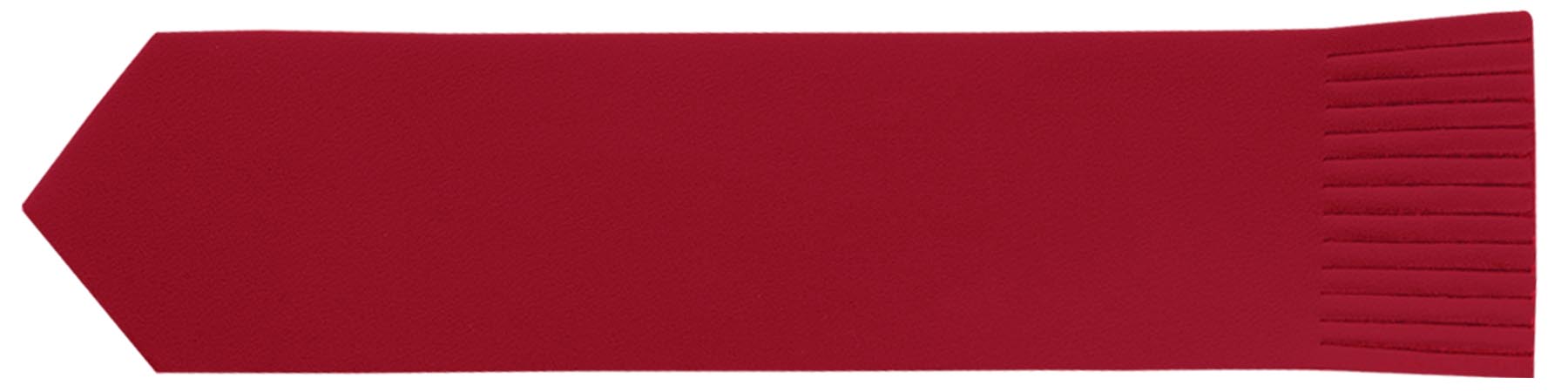 Top Grain Leather Pointed Bookmark w/Fringe (Domestic) 1