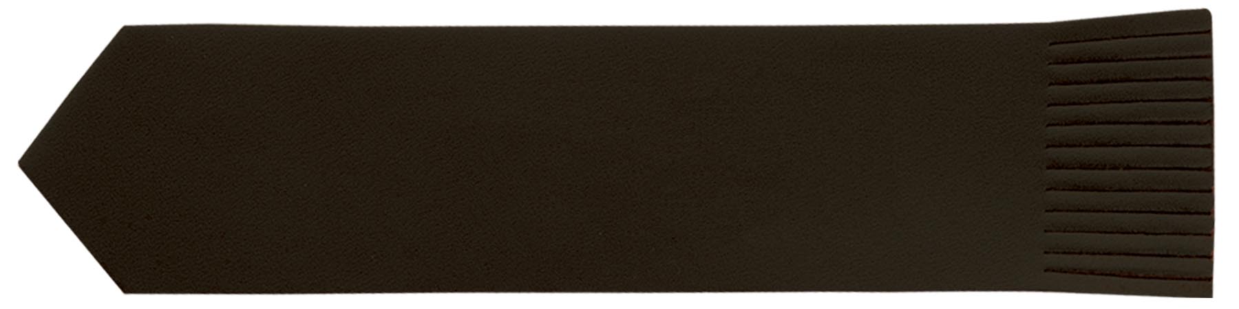 Top Grain Leather Pointed Bookmark w/Fringe (Domestic) 1