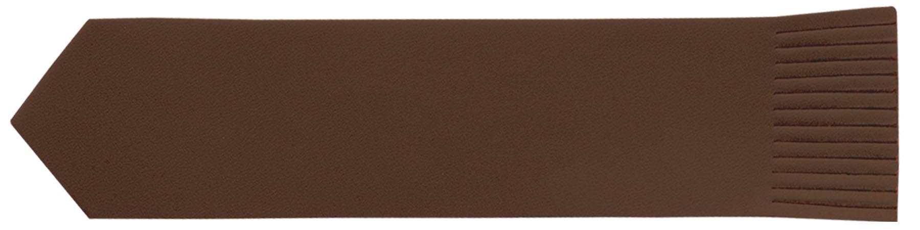 Top Grain Leather Pointed Bookmark w/Fringe (Domestic) 1