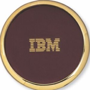 Brass and Leather Round Coaster 1 Brass and Leather Round Coaster 1