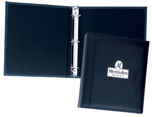 Top Grain Cowhide 1 1/2" Ring Binder (Domestic) 1