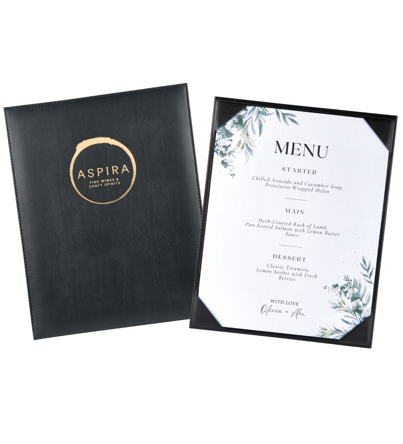 Prestigious Menu & Certificate Holder 1 Prestigious Menu & Certificate Holder 1