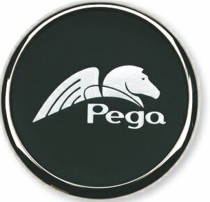 Silver and Leather Round Coaster 1