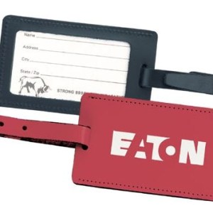 Top Grain Leather Luggage Tag w/Open ID Window (Domestic) 1 Top Grain Leather Luggage Tag w/Open ID Window (Domestic) 1