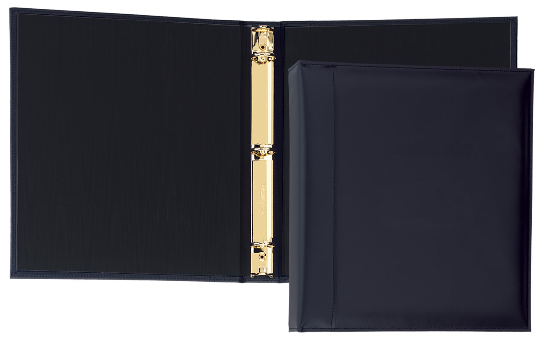 Top Grain Leather 1" Ring Binder (Domestic) 1