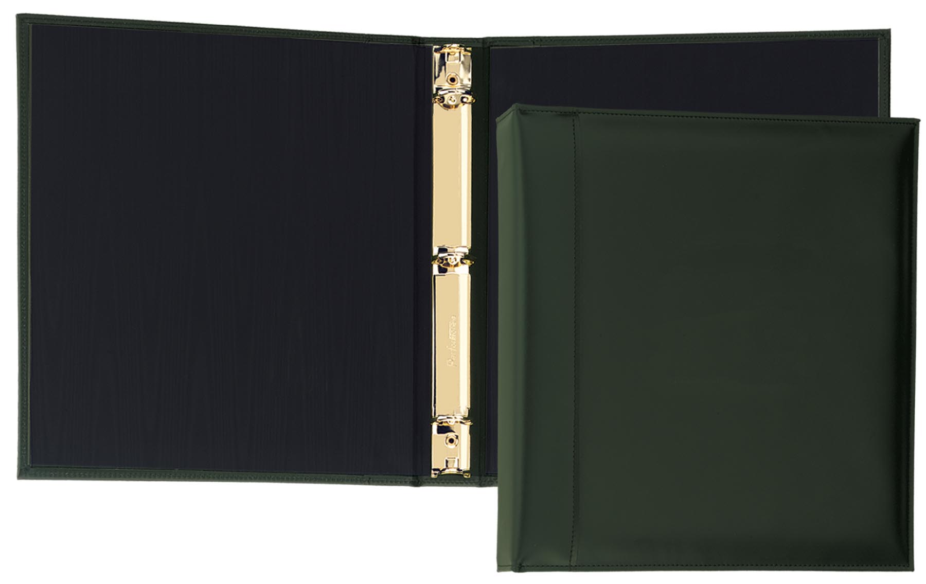 Top Grain Leather 1" Ring Binder (Domestic) 1