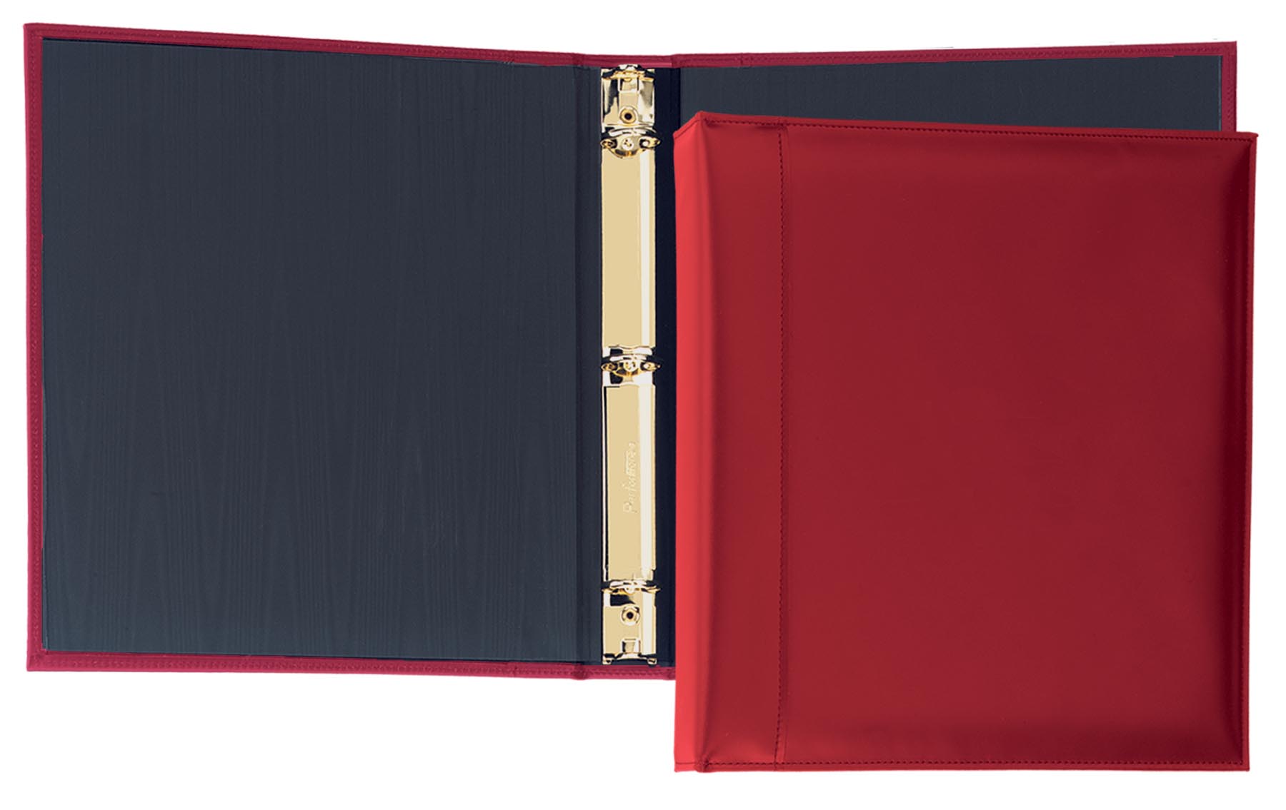 Top Grain Leather 1" Ring Binder (Domestic) 1