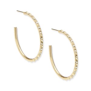 Kendra Scott Veronica Hoop Earrings in Gold 1 Kendra Scott Veronica Hoop Earrings in Gold 1