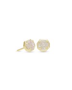 Kendra Scott Nola Gold Stud Earrings in Iridescent Drusy 1 Kendra Scott Nola Gold Stud Earrings in Iridescent Drusy 1
