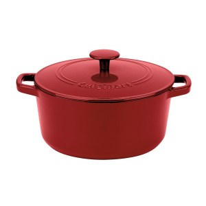 Cuisinart Chef%27s Classic Enameled Cast Iron 5-Qt Round Covered Casserole 1 Cuisinart Chef%27s Classic Enameled Cast Iron 5-Qt Round Covered Casserole 1