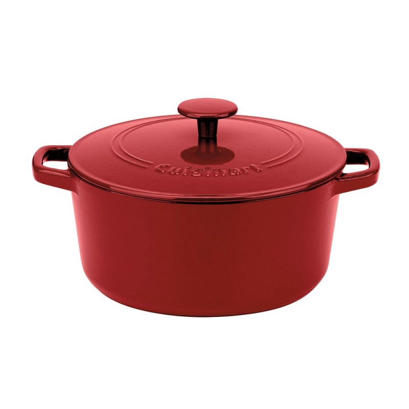 Cuisinart Chef%27s Classic Enameled Cast Iron 5-Qt Round Covered Casserole 1 Cuisinart Chef%27s Classic Enameled Cast Iron 5-Qt Round Covered Casserole 1