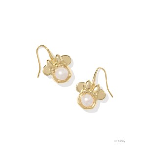 Kendra Scott Disney Gold Minnie Mouse Drop Earrings in Freshwater Cultured Pearl 1 Kendra Scott Disney Gold Minnie Mouse Drop Earrings in Freshwater Cultured Pearl 1