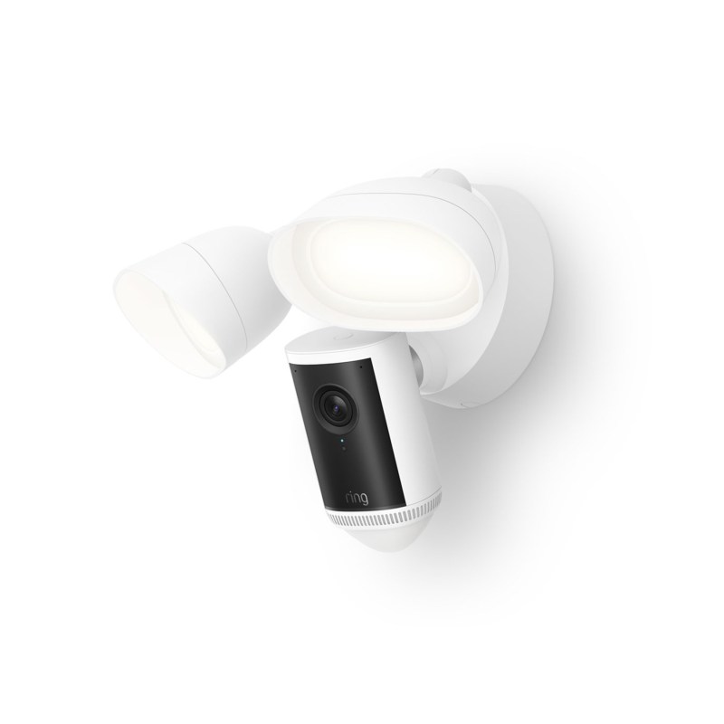 Ring Floodlight Cam Pro Wired (2nd Generation) - White 1 Ring Floodlight Cam Pro Wired (2nd Generation) - White 1