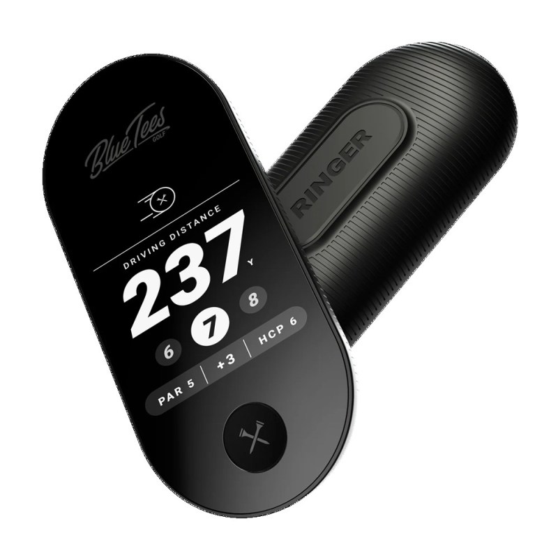 Blue Tees Golf Ringer GPS Handheld - Black 1 Blue Tees Golf Ringer GPS Handheld - Black 1