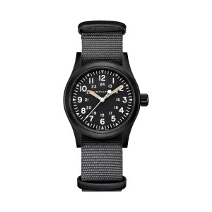 Hamilton Khaki Field Mechanical Black Textile Strap Watch 1 Hamilton Khaki Field Mechanical Black Textile Strap Watch 1