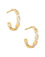 Kendra Scott Wren Hoop Earrings in Mixed Metal 1 Kendra Scott Wren Hoop Earrings in Mixed Metal 1