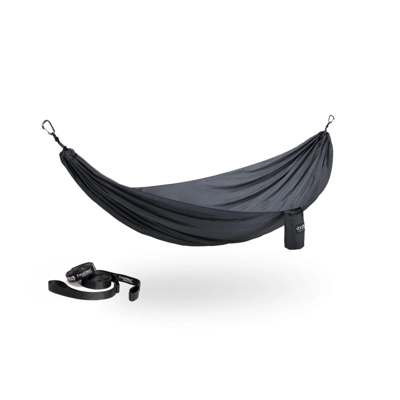ENO TravelNest Hammock + Straps Combo - Charcoal 1 ENO TravelNest Hammock + Straps Combo - Charcoal 1