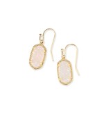 Kendra Scott Lee Gold Drop Earrings in Iridescent Drusy 1 Kendra Scott Lee Gold Drop Earrings in Iridescent Drusy 1