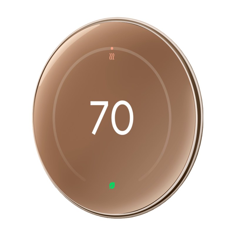 Google Nest Learning Thermostat (4th Gen) - Polished Gold 1 Google Nest Learning Thermostat (4th Gen) - Polished Gold 1