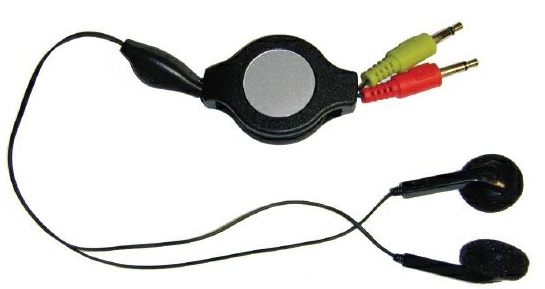 Retractable Stereo Headphones For Computer 1 Retractable Stereo Headphones For Computer 1