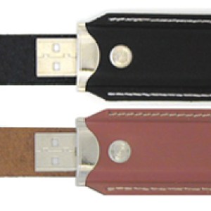 Genuine USB Leather Flash Memory Stick - 2GB 1 Genuine USB Leather Flash Memory Stick - 2GB 1