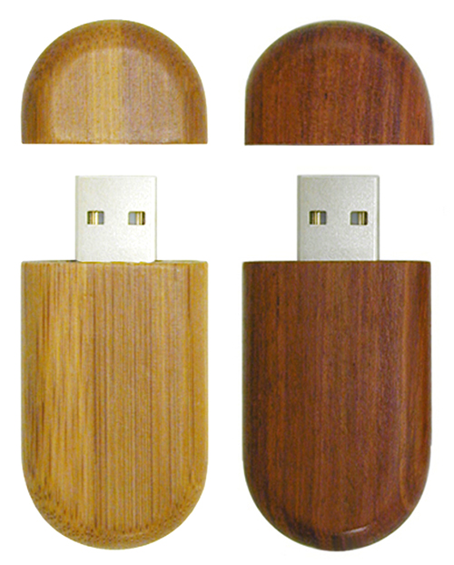 Wood USB Flash Drive - 8GB 1
