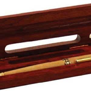 Rosewood Pen Box with Business Card Stand/ Pen Stand 1 Rosewood Pen Box with Business Card Stand/ Pen Stand 1