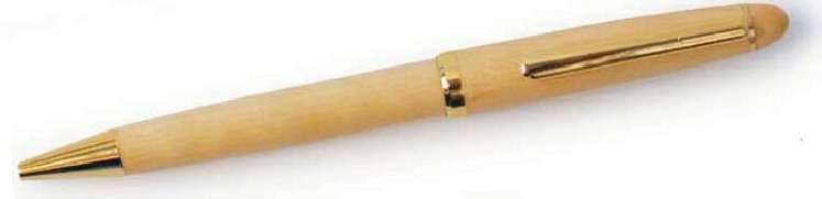 Maple Ballpoint Pen with Velvet Pouch 1 Maple Ballpoint Pen with Velvet Pouch 1