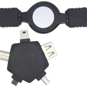 Retractable USB 2.0 Cord w/ Multi-Adapter 1 Retractable USB 2.0 Cord w/ Multi-Adapter 1