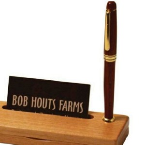 Maple Wood Pen Box with Business Card Stand / Pen Stand 1 Maple Wood Pen Box with Business Card Stand / Pen Stand 1
