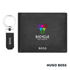 Hugo BossĀ® Classic Grained Key ring & Wallet Set 1 Hugo BossĀ® Classic Grained Key ring & Wallet Set 1
